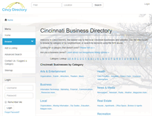 Tablet Screenshot of cincydirectory.com